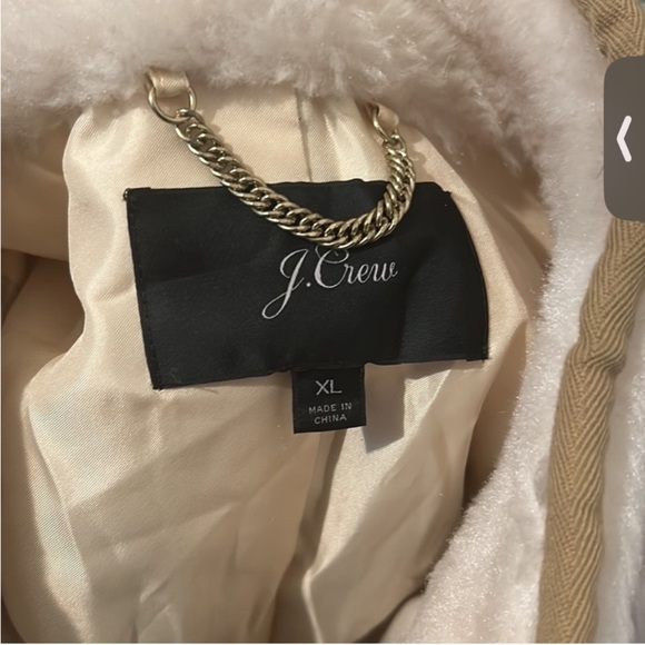 J. Crew Colorblock Zip Up Teddy Coat size XL - Picture 9 of 9